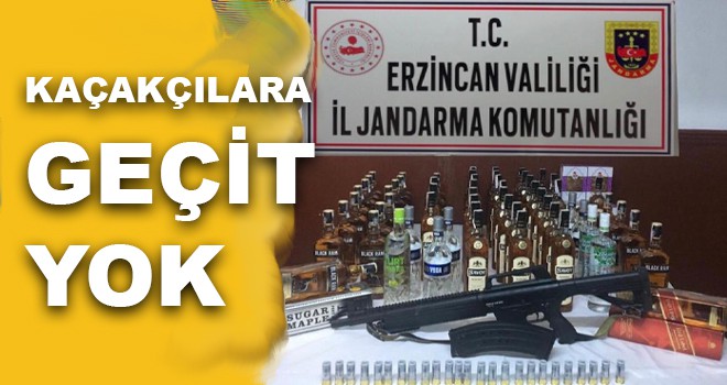 KAÇAKÇILARA GEÇİT YOK