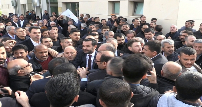 AK Parti Elazığ Belediye Başkan Adayına coşkulu kaşılama 