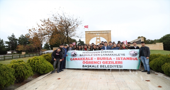 Başkaleli öğrenciler Çannakkale, Bursa ve İstanbulu gezdi