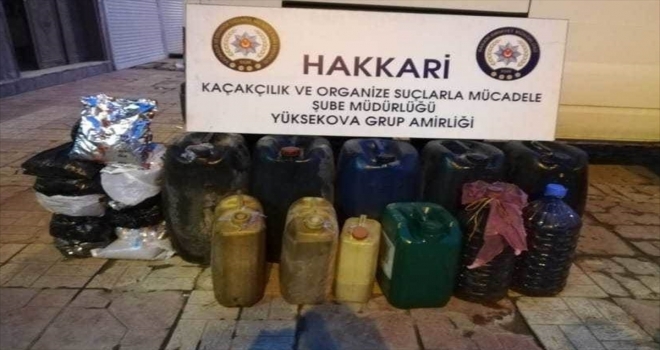 Hakkaride ihaleye fesat karıştırma ve kaçakçılık operasyonları 