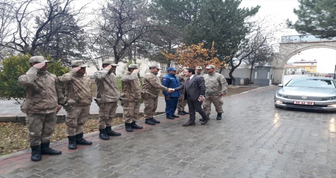 Kaymakam Zenginceden jandarma ve müftülüğe ziyaret