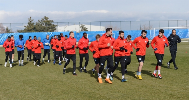 Erzurumsporda Yeni Malatyaspor maçı hazırlıkları 