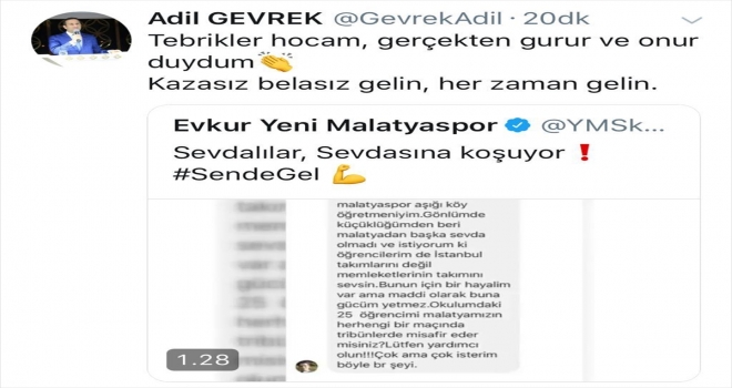 Adil Gevrek, 21 öğrencinin hayalini gerçekleştirecek