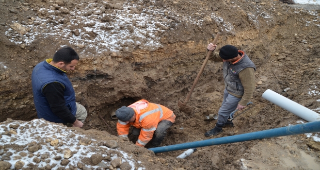 Köyün su sorunu devletvatandaş işbirliğiyle çözüldü