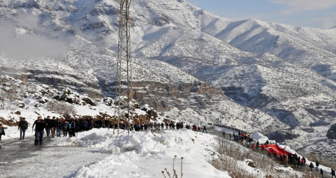 Terörden temizlenen bölgede doğa yürüyüşü