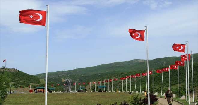 Bingölde şehit edilen 33 asker anıldı