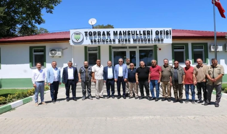 TMO Genel Müdürü Güldal Erzincan’da