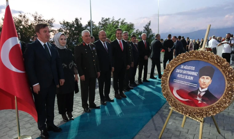 Büyük Zaferin 102. Yıl Dönümü resepsiyonu Ergan'da Yapıldı