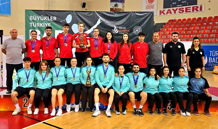 Badminton'da Büyükler Türkiye Şampiyonu Erzincan Oldu