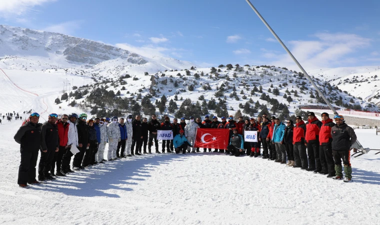 ERGAN'da Çığ Tatbikatı