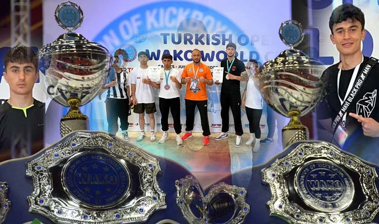 Erzincanlı Kick Boksçulardan Dünya Kupası'nda madalya şovu!