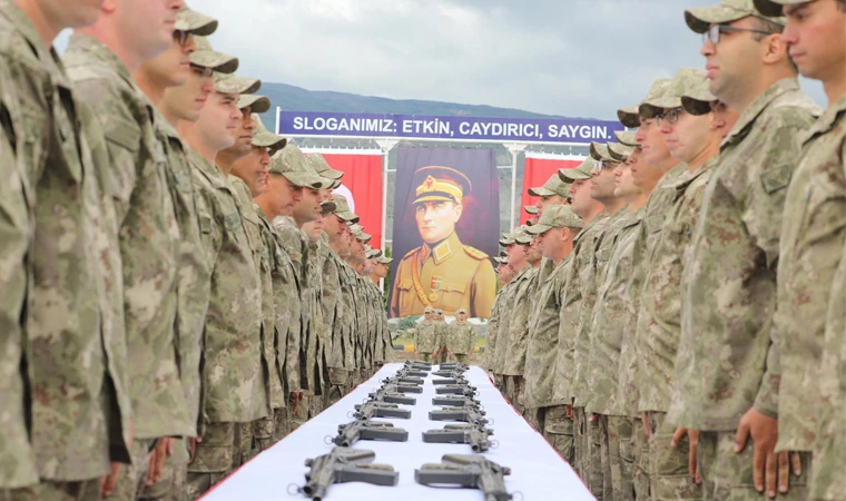 2504. Dönem Bedelli Erlerin Yemin Töreni gerçekleşti