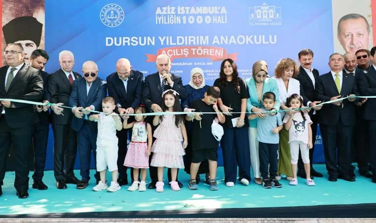 İstanbul'da Dursun Yıldırım Anaokulu Hizmete Açıldı
