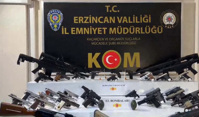 Erzincan Merkezli 35 İl'de Silah Ticareti Operasyonu