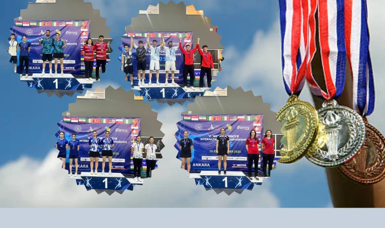 Erzincanlı Badmintonculardan Büyük Başarı: 3 Altın, 2 Bronz Madalya