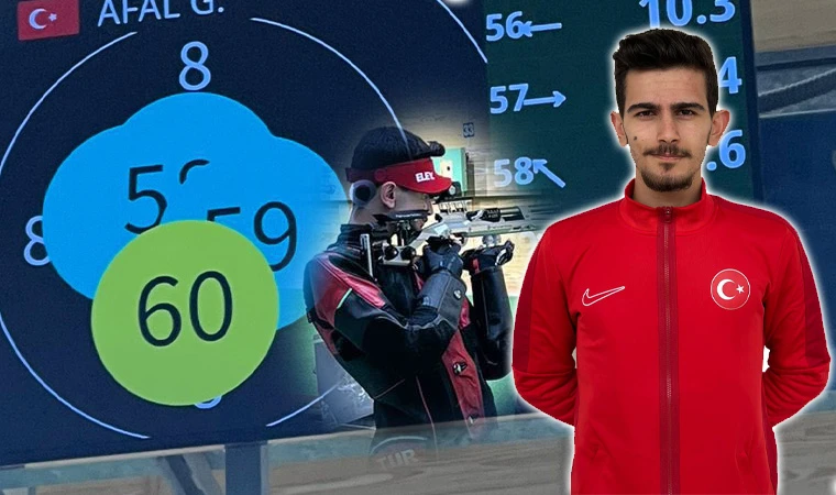 Erzincanlı Milli Sporcu Galip Berat Afal’dan Türkiye Rekoru