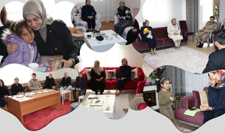 Kaymakam KISA DUMAN’dan Şehit Aileleri ve Vatandaşlara Ziyaret