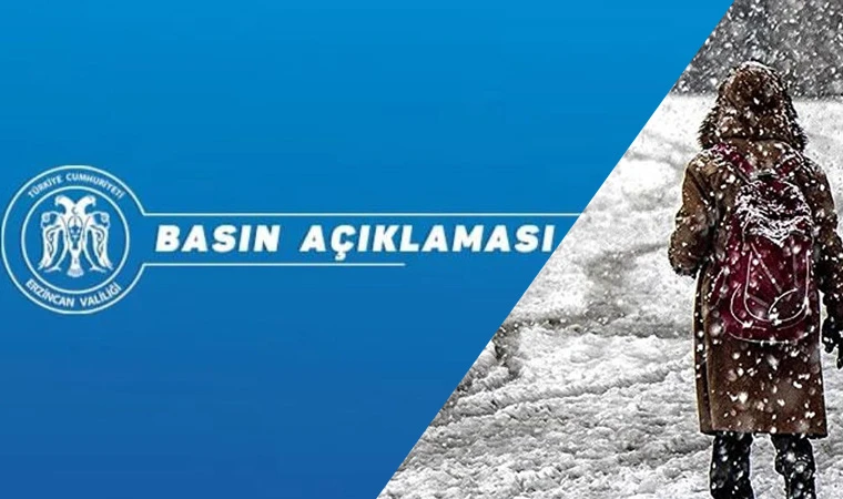 Erzincan Valiliği’nden “Okullar Tatil” İddialarına Yalanlama
