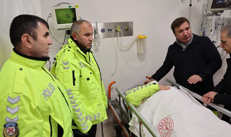 Vali Aydoğdu’dan Yaralı Polis Memurlarına Ziyaret