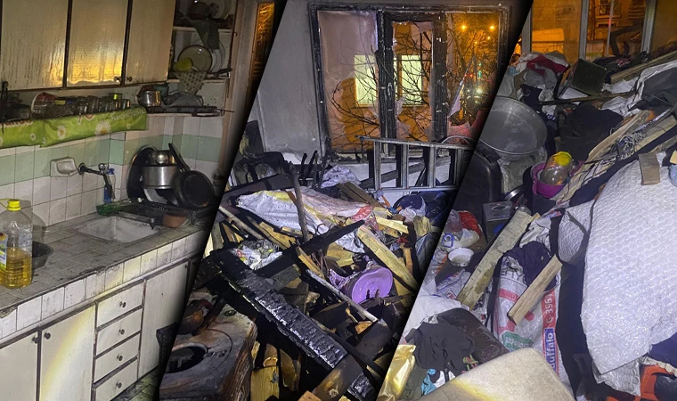 Serhat Apartmanı’nda Çıkan Yangın Korkuttu