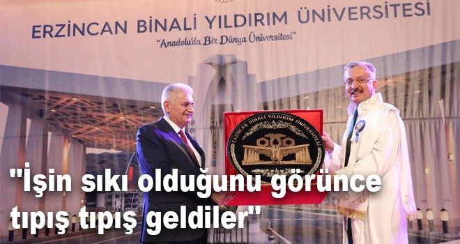 "İşin sıkı olduğunu görünce tıpış tıpış geldiler"