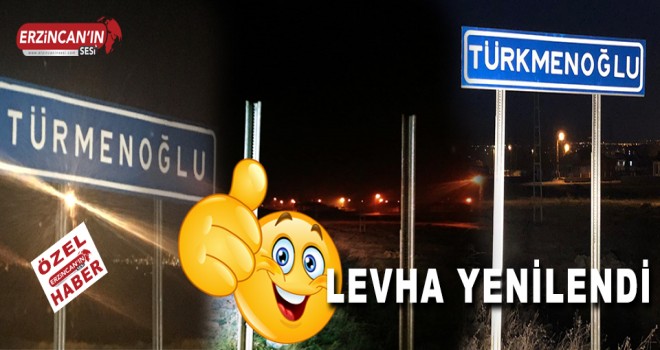 LEVHA YENİLENDİ