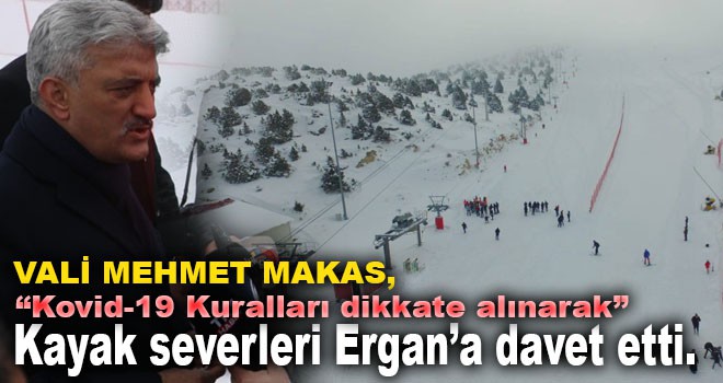 VALİ MEHMET MAKAS'DAN ERGAN'A DAVET