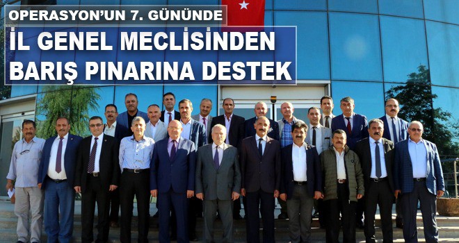 BARIŞ PINARINA DESTEK YAĞIYOR