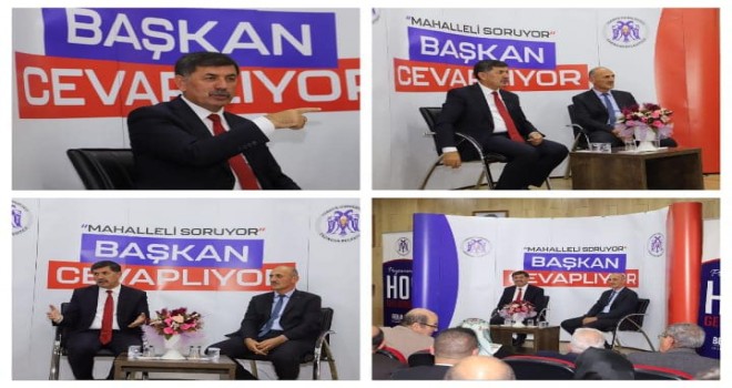 MAHALLELİ SORDU BAŞKAN CEVAPLADI