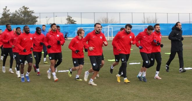 Erzurumsporda Bursaspor maçı hazırlıkları
