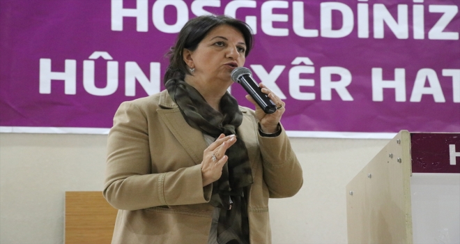 HDP Eş Genel Başkanı Pervin Buldan Ağrıda