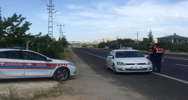 Elazığda trafik denetimi 