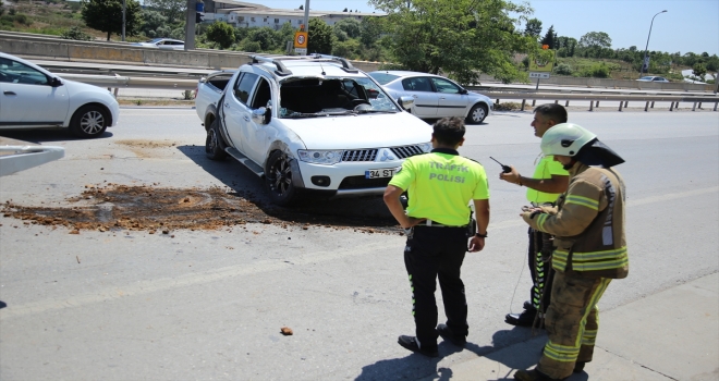 Pendikte trafik kazası: 1 yaralı