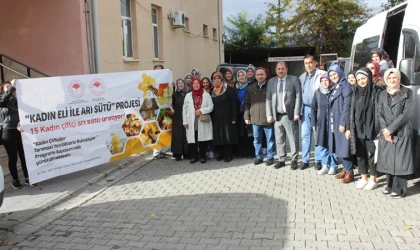 Arı sütü üreticisi 15 Kadın, Ordu’ya gönderildi