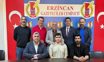 CHP Heyetinden Erzincan Gazeteciler Cemiyeti'ne Hayırlı Olsun Ziyareti