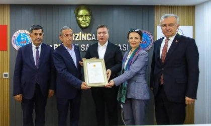 “Coğrafi İşaret Tescil Belgesi” ETSO Başkanı Tanoğlu’na verildi