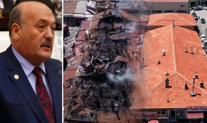 Karaman; "Yangının yaşandığı ilk andan itibaren esnaflarımızın yanında olduk"