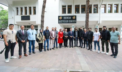 Vali Hamza Aydoğdu’dan Erzincan Gazeteciler Cemiyeti’ne Ziyaret