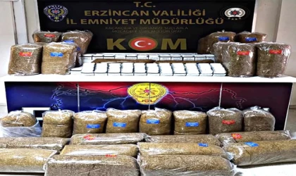 200 Kg Kıyılmış Kaçak Tütün, ve 8800 Dal Makaron Ele Geçirildi