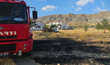 Erzincan Çukurkuyu’da Arazi Yangını Kontrol Altına Alındı