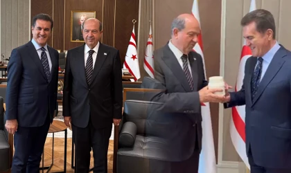 Sarıgül, KKTC Cumhurbaşkanı Ersin Tatar tarafından Kabul edildi