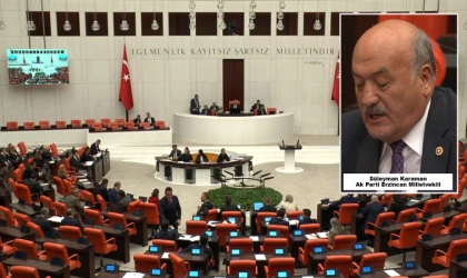 Milletvekili Karaman’dan TBMM'de Gazeteciler ve Muhtarlara Teşekkür