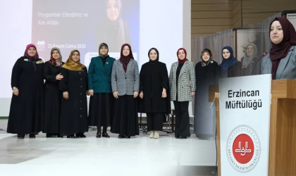 Erzincan İl Müftülüğünde “Peygamber Efendimiz ve Aile Ahlâkı” Konferansı Düzenlendi