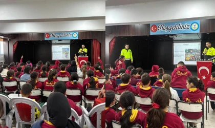 Refahiye’de Öğrencilere Trafik Bilinci Eğitimi