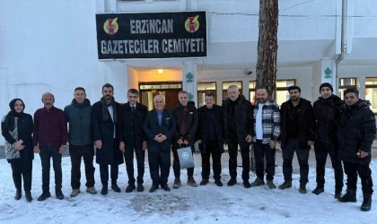 Ersun Yanal ve 24 Erzincanspor Yönetiminden EGC’ye Ziyaret