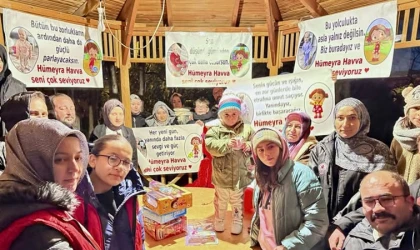 Gönüllü Gençler'den Minik Hümeyra Havva’ya Anlamlı Destek