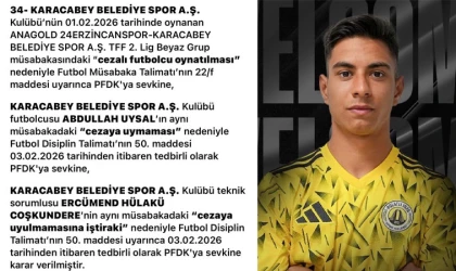 Karacabey Belediyespor PFDK’ya Sevk Edildi