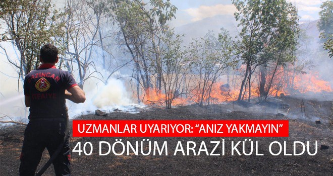 ULALAR MAHALLESİNDE YANGIN