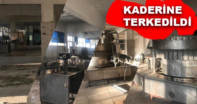 MADENSUYU FABRİKASI KADERİNE TERK EDİLDİ