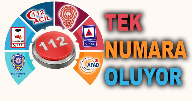 ARTIK TEK NUMARA: 112